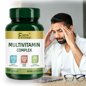 Shecome Multivitamin Complex Cápsulas Apoyo Energético Inmunitario